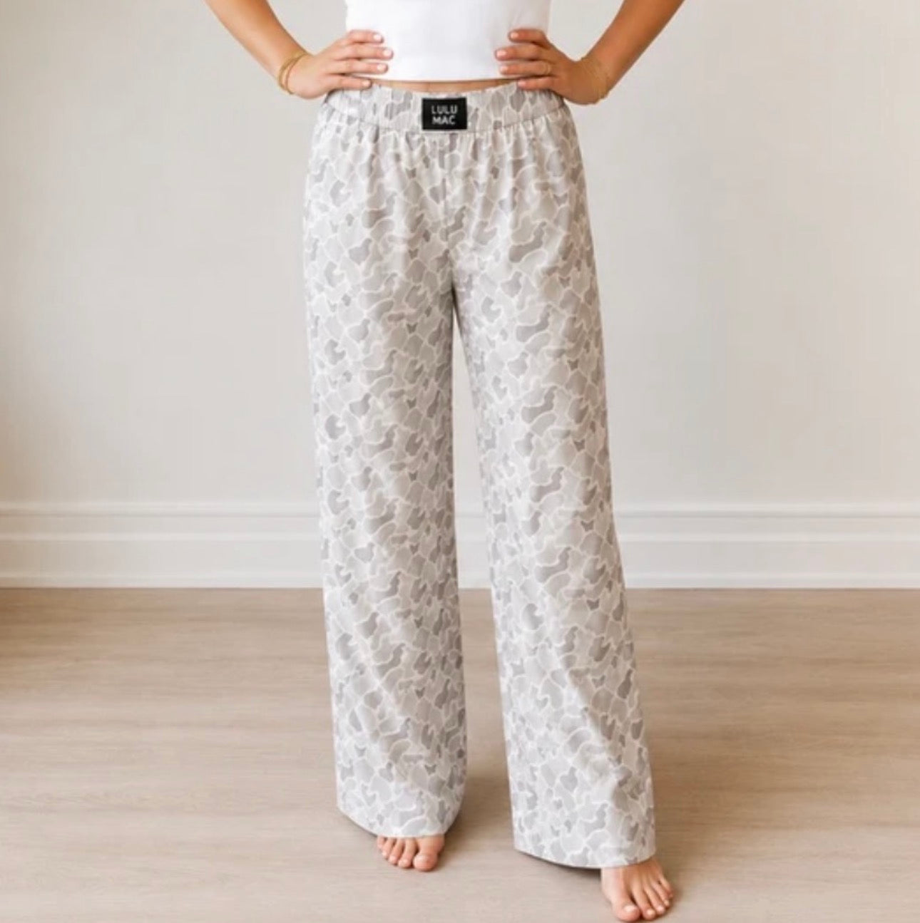 LM White Camo Pants