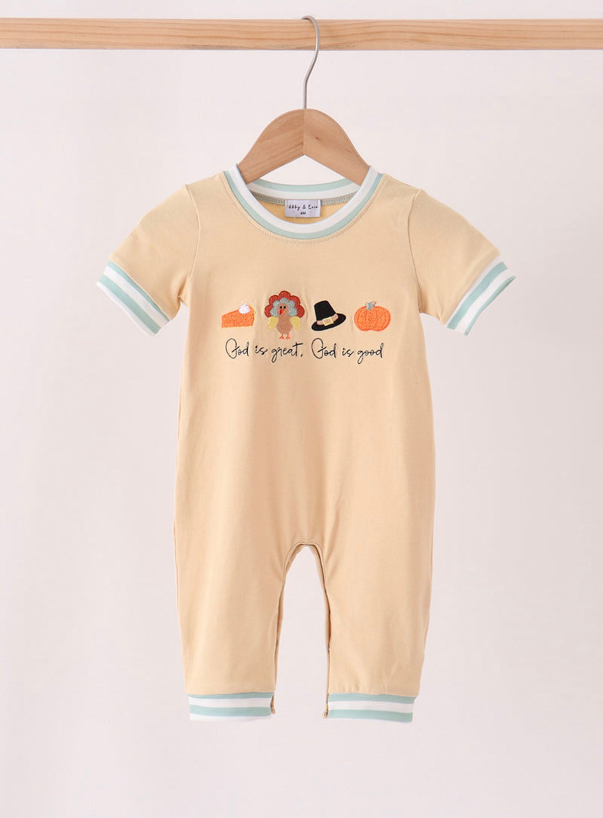 God is Great God is Good Romper