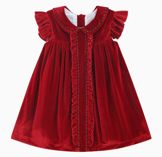 Red Velvet Holiday Dress