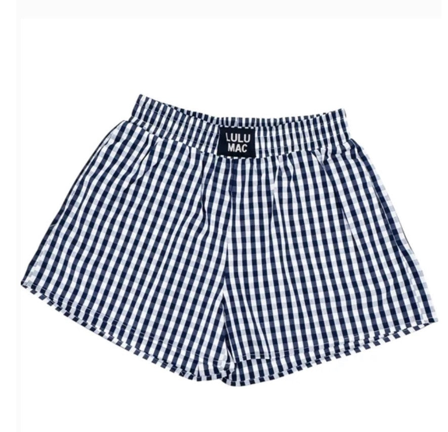 LM Gingham Boxer Shorts (Multiple Color Options)
