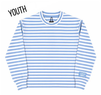 LM Youth Striped Long Sleeve Top (Multiple Color Options)