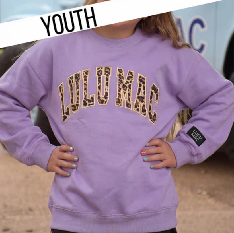 LM Youth Leopard Sweatshirt (Multiple Color Options)