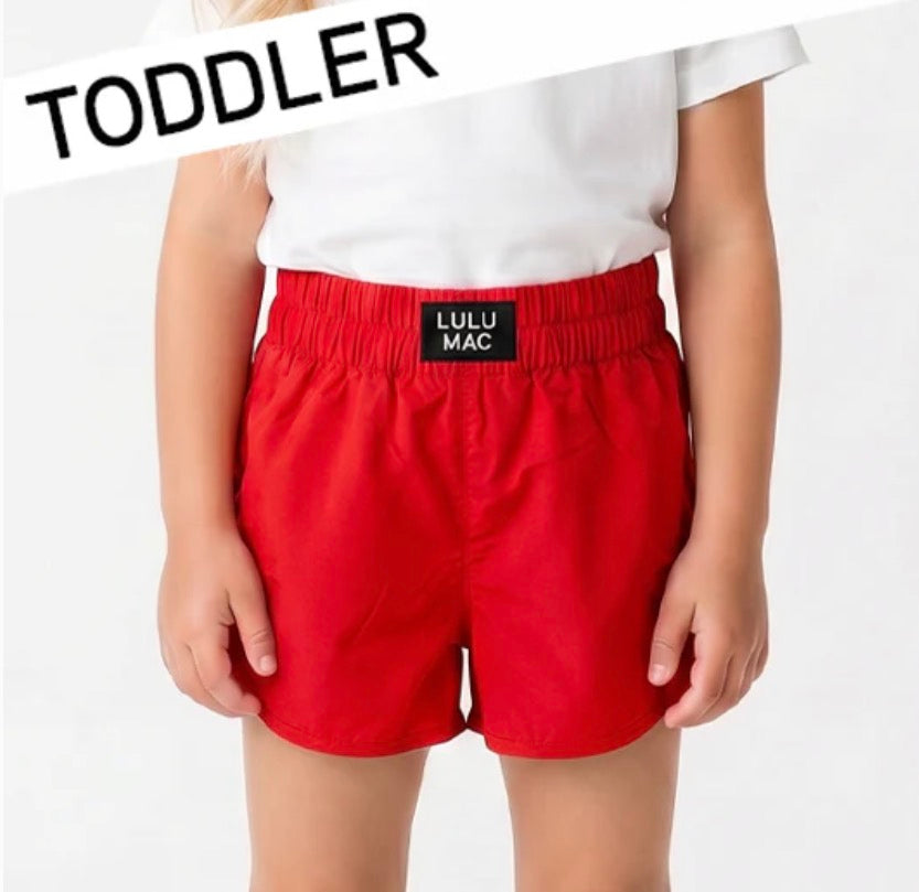 LM Toddler Solid Shorts (Multiple Color Options)