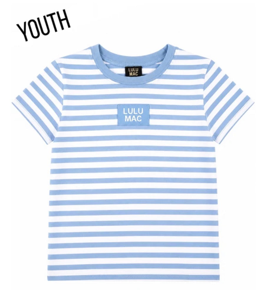 LM Youth Striped Baby Doll Tee (Multiple Color Options)
