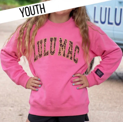 LM Youth Leopard Sweatshirt (Multiple Color Options)
