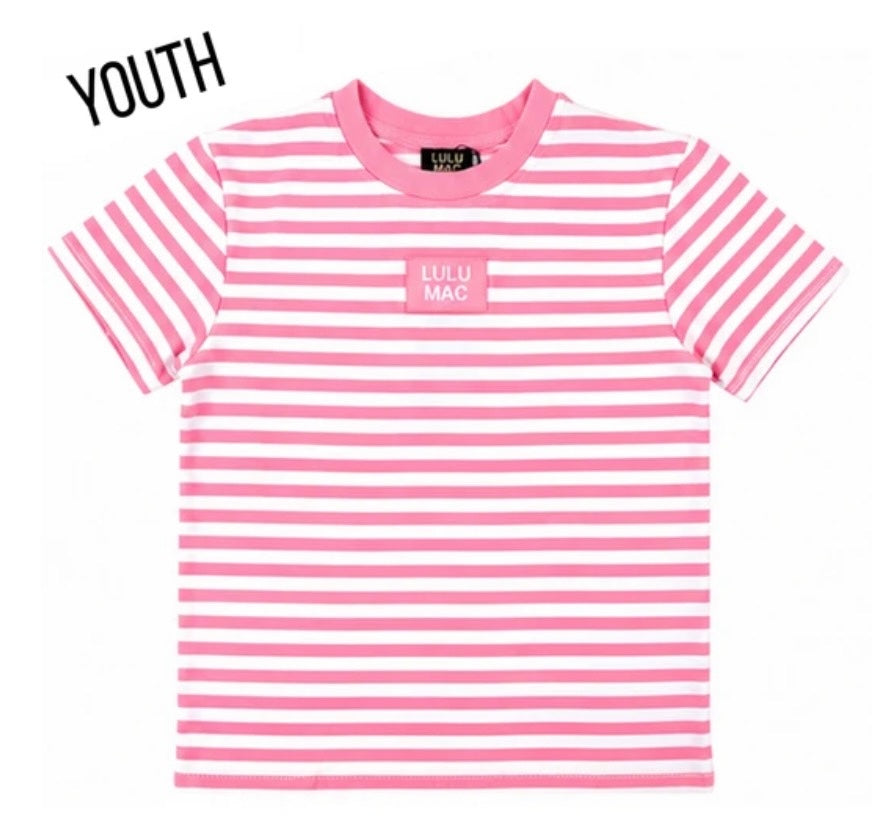 LM Youth Striped Baby Doll Tee (Multiple Color Options)