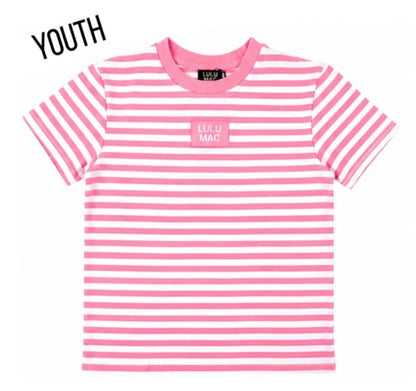 LM Youth Striped Baby Doll Tee (Multiple Color Options)