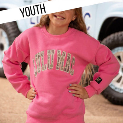 LM Youth Camo Sweatshirt (Multiple Color Options)