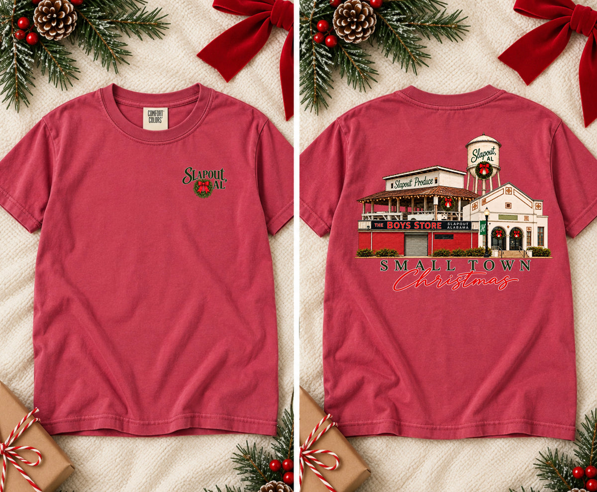 Slapout Small Town Christmas - Youth Comfort Colors