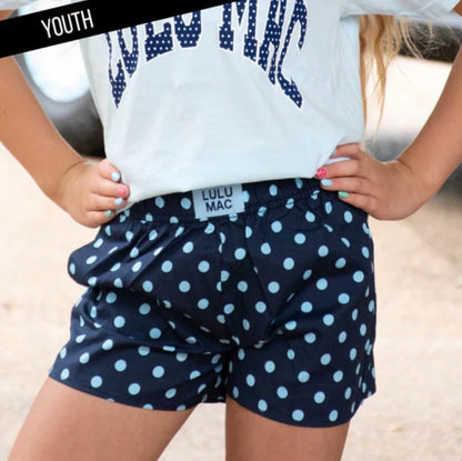 LM Youth Polka Dot Shorts (Multiple Color Options)