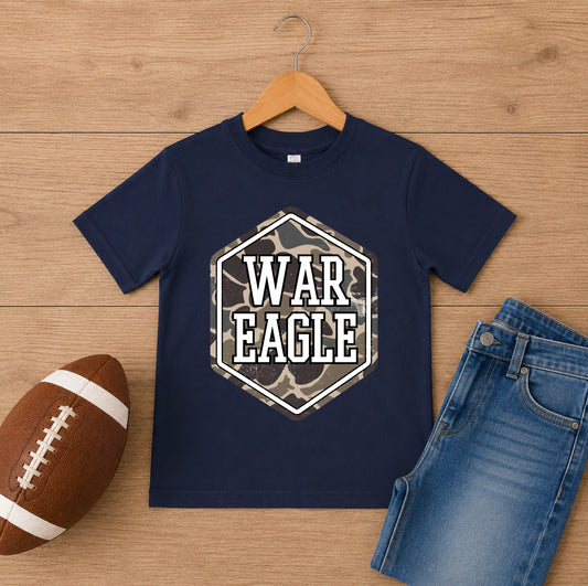 War Eagle Camo Plate Tee