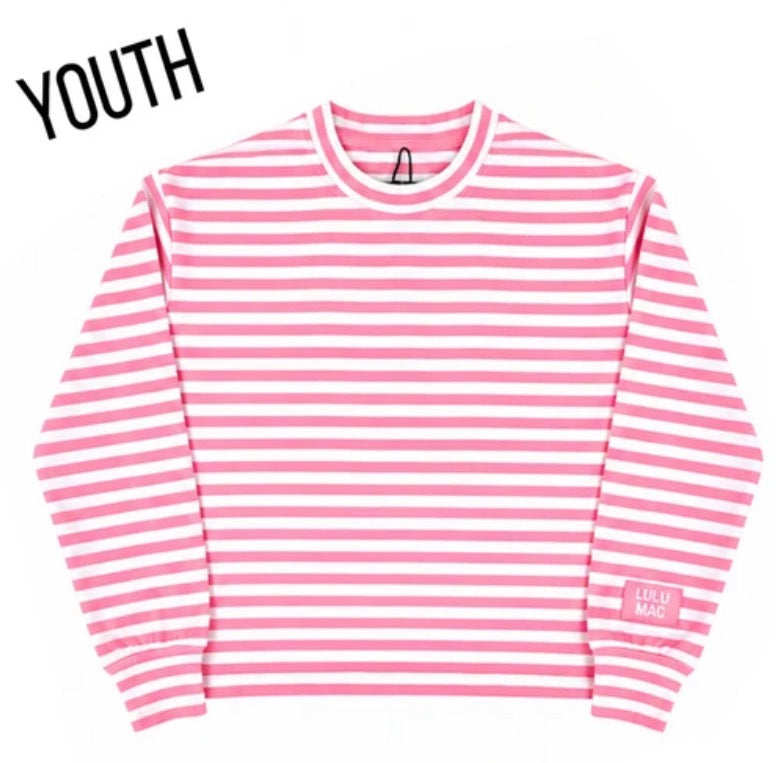 LM Youth Striped Long Sleeve Top (Multiple Color Options)