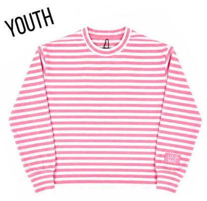 LM Youth Striped Long Sleeve Top (Multiple Color Options)