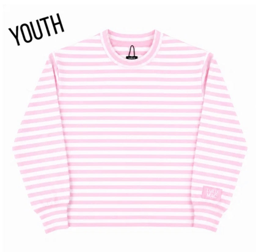 LM Youth Striped Long Sleeve Top (Multiple Color Options)