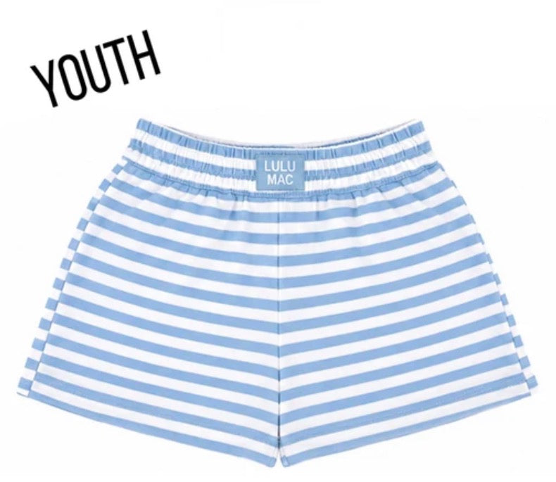 LM Youth Striped Shorts (Multiple Color Options)