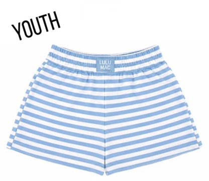 LM Youth Striped Shorts (Multiple Color Options)
