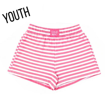 LM Youth Striped Shorts (Multiple Color Options)