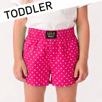 LM Toddler Polka Dot Shorts (Multiple Color Options)