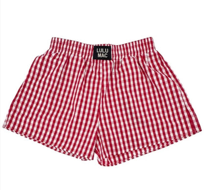 LM Gingham Boxer Shorts (Multiple Color Options)