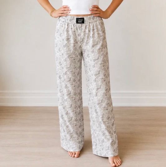 LM White Camo Pants