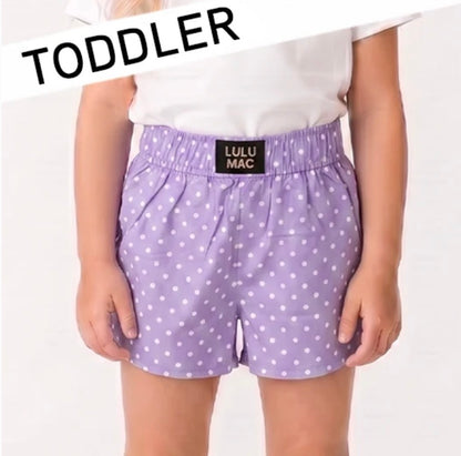 LM Toddler Polka Dot Shorts (Multiple Color Options)