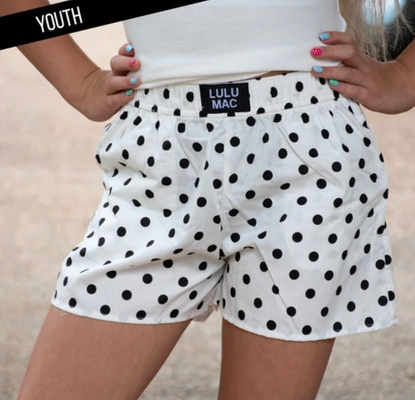 LM Youth Polka Dot Shorts (Multiple Color Options)