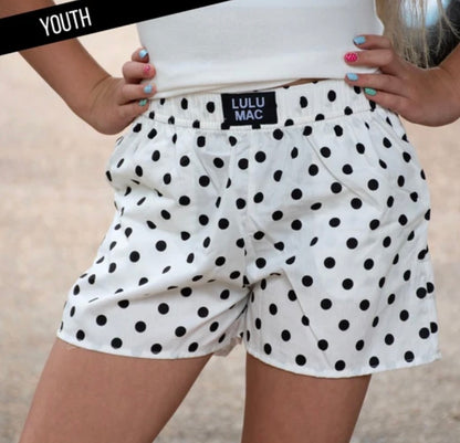 LM Youth Polka Dot Shorts (Multiple Color Options)
