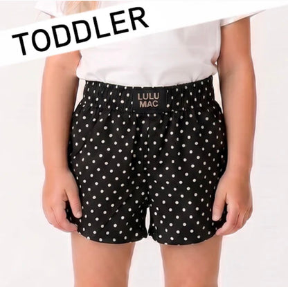 LM Toddler Polka Dot Shorts (Multiple Color Options)