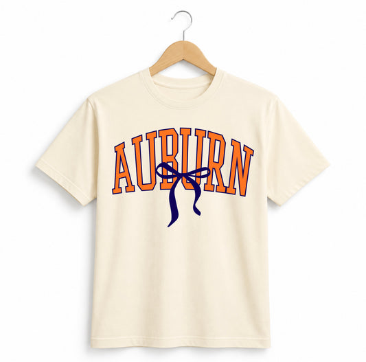 Auburn Bow Tee