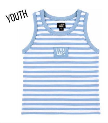 LM Youth Striped Tank (Multiple Color Options)
