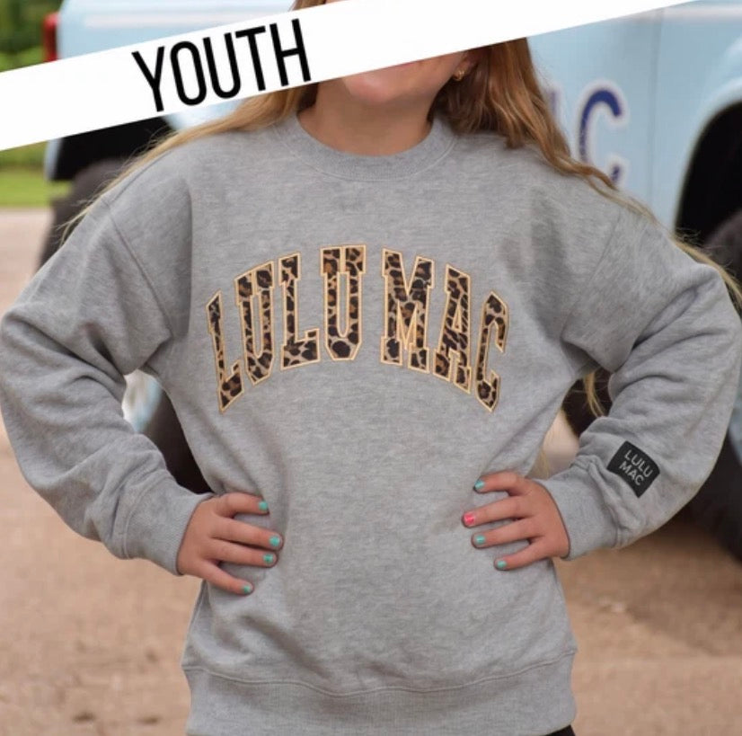 LM Youth Leopard Sweatshirt (Multiple Color Options)