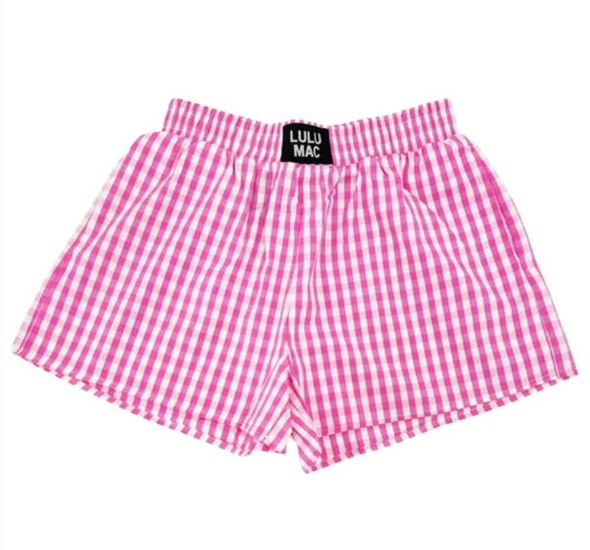 LM Gingham Boxer Shorts (Multiple Color Options)