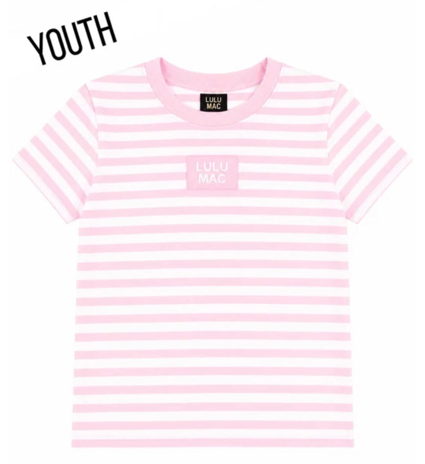 LM Youth Striped Baby Doll Tee (Multiple Color Options)