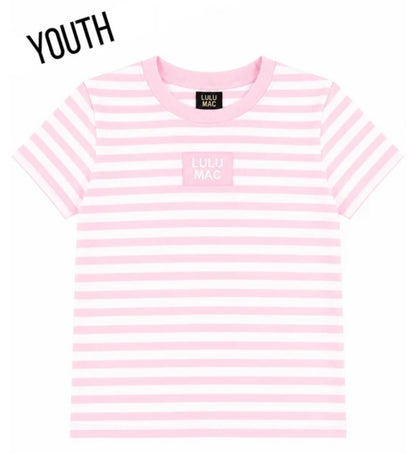 LM Youth Striped Baby Doll Tee (Multiple Color Options)