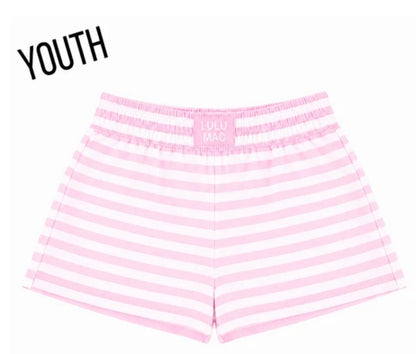 LM Youth Striped Shorts (Multiple Color Options)