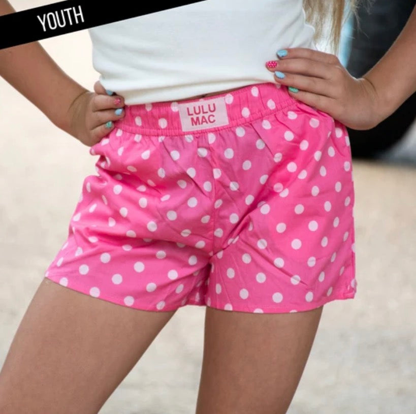 LM Youth Polka Dot Shorts (Multiple Color Options)