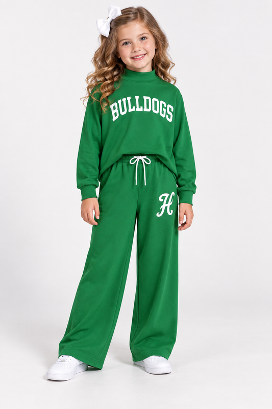 Mock-Neck Pants Set
